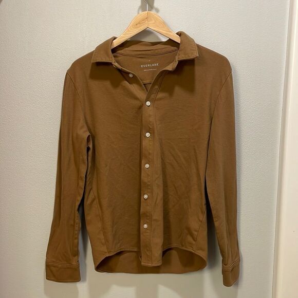 Everlane Other - EVERLANE Mens button down light brown long sleeve shirt.